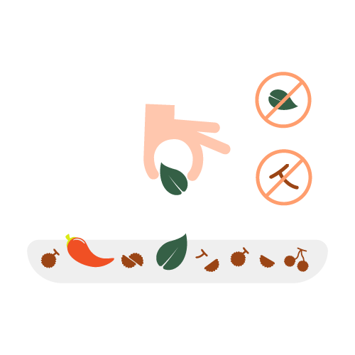 原料人工挑拣