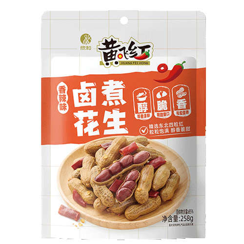 黄飞红香辣味卤煮花生
