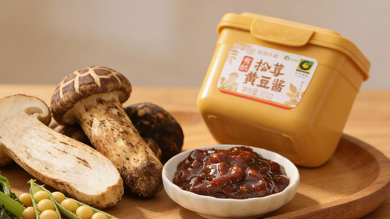 禾然有机松茸黄豆酱