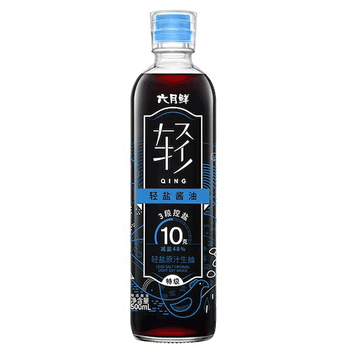 六月鲜•轻 10克轻盐原汁生抽