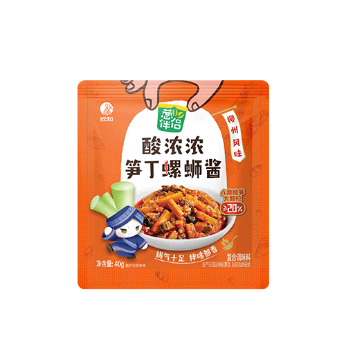 葱伴侣酸浓浓笋丁螺蛳酱