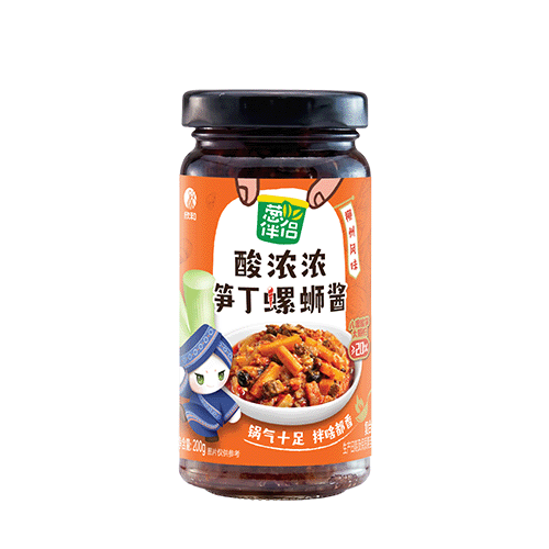 葱伴侣酸浓浓笋丁螺蛳酱