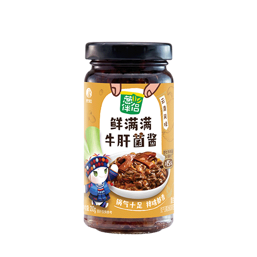葱伴侣鲜满满牛肝菌酱